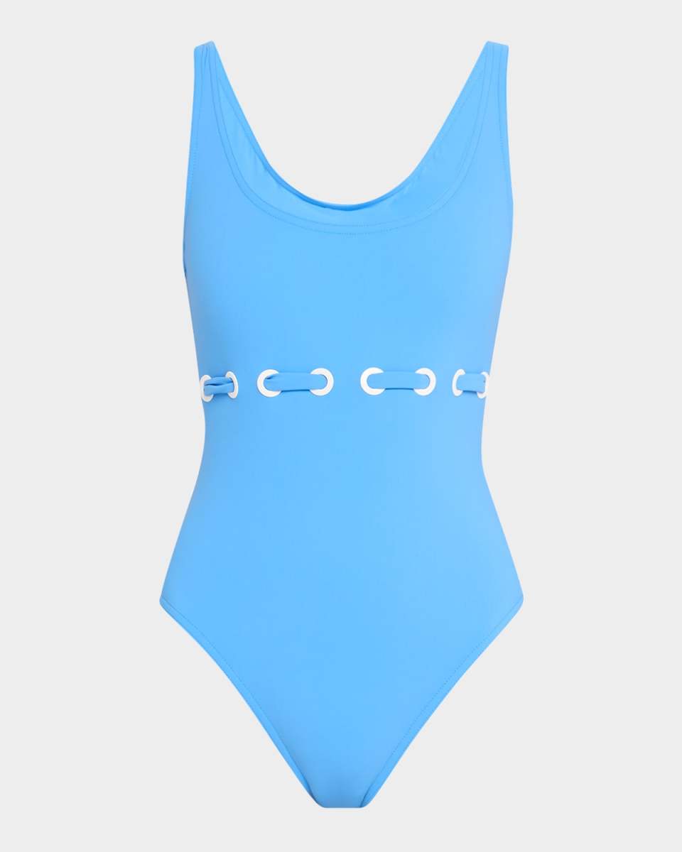 Lula Round-Neck Silent Underwire One-Piece Swimsuit